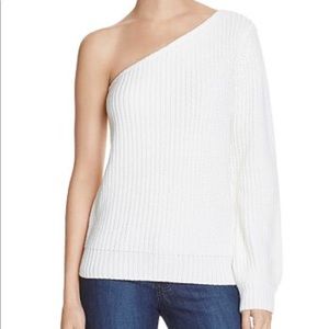 Olivaceous One Shoulder Sweater
